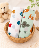 Load image into Gallery viewer, Muslin Baby Towels (Pack of 2)