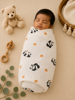 Load image into Gallery viewer, Crinkled Muslin Baby Swaddle