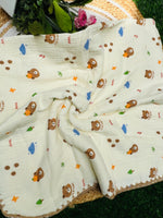 Load image into Gallery viewer, Blossom Hug - Muslin Baby Blanket