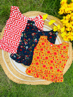 Load image into Gallery viewer, Frill tops Set 3 - 4yrs (pack of 3)