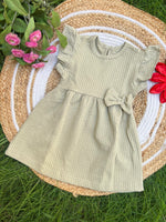 Load image into Gallery viewer, Olive Blush - Frill Cotton Frocks