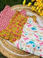 Load image into Gallery viewer, Frill tops Set 3 - 4yrs (pack of 3)