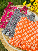 Load image into Gallery viewer, Frill tops 4 - 5yrs (pack of 3)