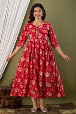 Load image into Gallery viewer, Scarlet Garden : Maternity Feeding Dress