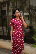 Load image into Gallery viewer, Zipless Maternity Lounge Dress - Hope - NARUVE