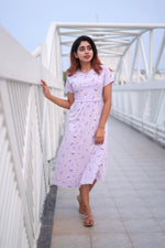 Load image into Gallery viewer, Zipless Maternity Lounge Dress - Blessed - NARUVE