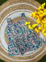 Load image into Gallery viewer, Turquoise Bloom - Cotton Frock 0 to 6m