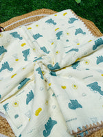 Load image into Gallery viewer, Dino Ride - Muslin Baby Blanket