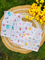 Load image into Gallery viewer, Cotton Muslin Jablas Pack: 3-6M