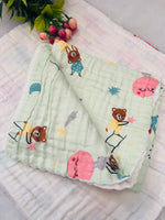 Load image into Gallery viewer, Teddy Fantacy - Muslin Baby Towel