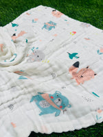 Load image into Gallery viewer, Teddy - Muslin Baby Towel