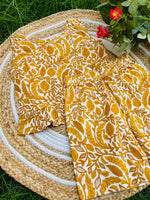 Load image into Gallery viewer, Mustard Bloom - Frill top & Shorts Set 4 - 5yrs