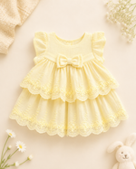 Load image into Gallery viewer, Baby Cotton Dress - Yellow Fairy