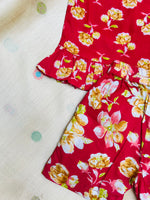Load image into Gallery viewer, Red Love - Frill top & Shorts Set 6m - 1 yr