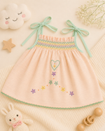 Load image into Gallery viewer, Baby Cotton Tie Frock