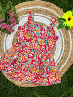 Load image into Gallery viewer, Daisy Drop - Cotton Frock 3 - 4 yrs