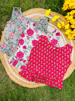 Load image into Gallery viewer, Frill tops 4 - 5yrs (pack of 3)