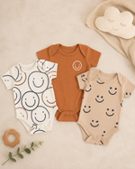 Load image into Gallery viewer, Baby Rompers - Pack of 3