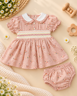 Load image into Gallery viewer, Baby Cotton Dress - Petal Princess