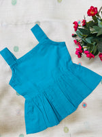 Load image into Gallery viewer, Ocean Blue - Cotton Frock 0 to 6m