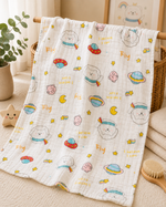 Load image into Gallery viewer, Fly High - Muslin Baby Towel