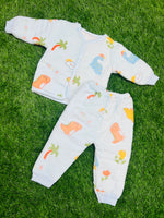 Load image into Gallery viewer, Baby Muslin Padded Winter Suit - Blue