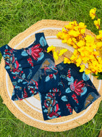 Load image into Gallery viewer, Blue Blossom - Frill top & Shorts Set 1 - 2yrs