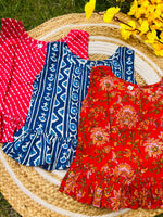 Load image into Gallery viewer, Frill tops Set 3 - 4yrs (pack of 3)
