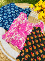 Load image into Gallery viewer, Frill tops 6m - 1yr (Pack of 3)