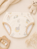 Load image into Gallery viewer, Baby Muslin Leak Protection Briefs : Pack of 4