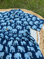 Load image into Gallery viewer, Elephant Ride - Boys Cotton Coord Set 6-12M