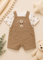 Load image into Gallery viewer, Baby Dungaree Set - Little Sun