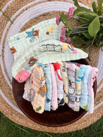 Load image into Gallery viewer, Baby Muslin Wipes - Pack of 4