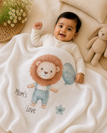 Load image into Gallery viewer, Bamboo Baby Blanket - Lion Cub
