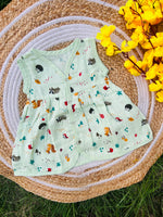 Load image into Gallery viewer, Pista World - Muslin Frock 0 to 3M