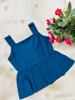 Load image into Gallery viewer, Teal Blossom - Cotton Frock 0 to 6m
