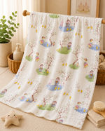 Load image into Gallery viewer, Meadow Magic - Muslin Baby Towel