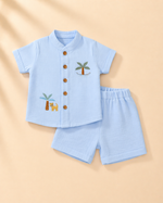 Load image into Gallery viewer, Baby Shirt and Shorts Set