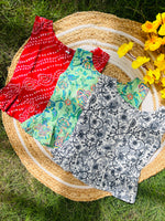 Load image into Gallery viewer, Frill tops Set 2 - 3yrs (pack of 3)