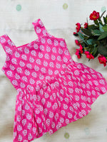 Load image into Gallery viewer, Pink Bliss - Cotton Frock 6m to 1 Yr