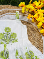 Load image into Gallery viewer, Green Charm - Cotton Frock 3 - 4 yrs