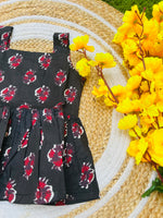 Load image into Gallery viewer, Night Garden - Cotton Frock 0 to 6m