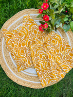 Load image into Gallery viewer, Mustard Bloom - Frill top & Shorts Set 4 - 5yrs