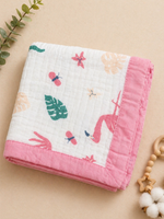 Load image into Gallery viewer, Flamingo - Muslin Baby Blanket