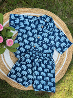 Load image into Gallery viewer, Elephant Ride - Boys Cotton Coord Set 6-12M