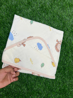 Load image into Gallery viewer, Love Wrap - Muslin Hooded Baby Blanket