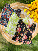 Load image into Gallery viewer, Frill tops Set 2 - 3yrs (pack of 3)