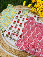 Load image into Gallery viewer, Frill tops Set 3 - 4yrs (pack of 3)