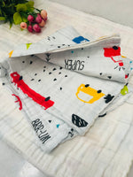 Load image into Gallery viewer, Little Rider - Muslin Baby Towel