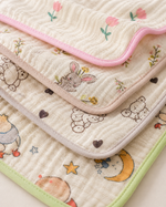 Load image into Gallery viewer, Baby Muslin Wipes - Pack of 4